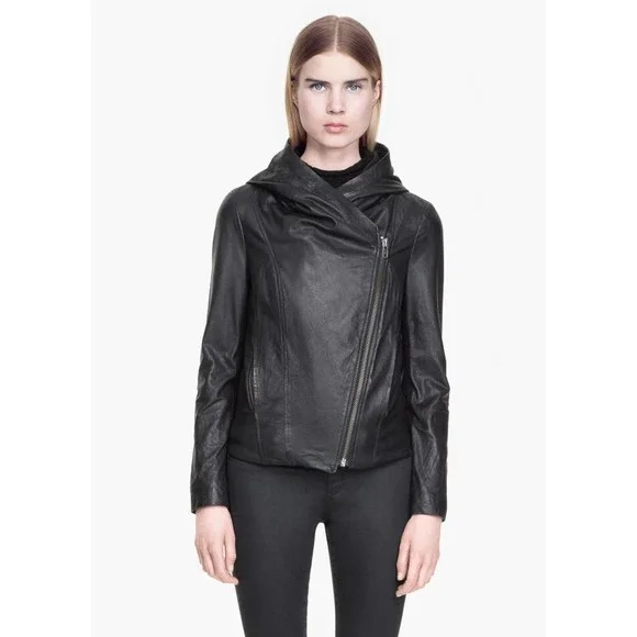 HELMUTLANGレザージャケット M 黒 ヘルムートラングHELMUT LANG マルチポケットラムレザー